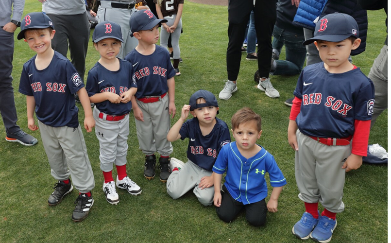 red sox little league uniforms