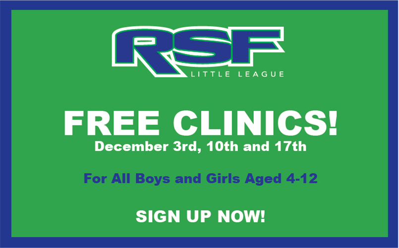 FREE CLINICS! All Boys and Girls Aged 4-12 Are Welcome 